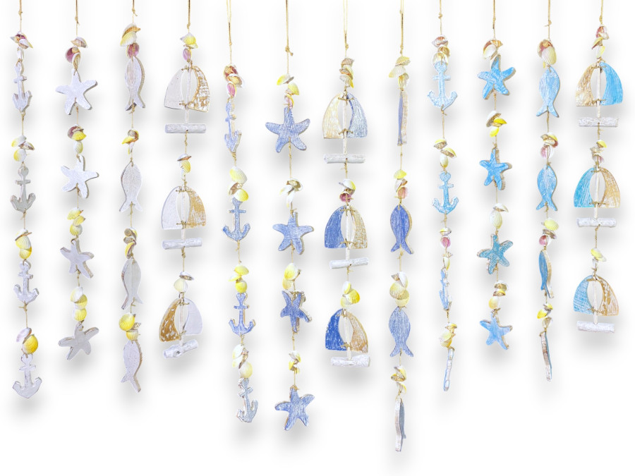 DECO FIGURAS+COCKLES 80cm 3 colors pack 12