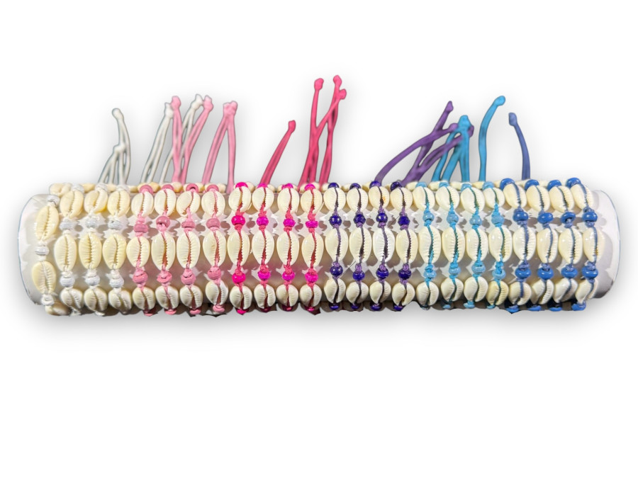 Y.P.MA-26113 SHELLS+BEADS 6 colors tubo 24