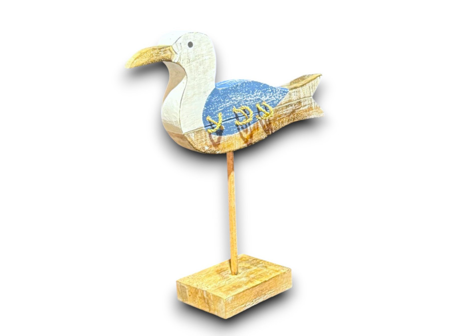 GAVIOTA RUSCTIC CON PEANA 38x33cm