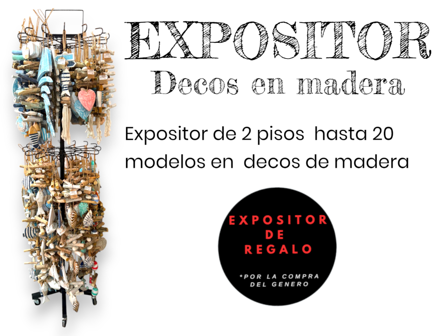 EXPOSITOR MOVILES MADERA