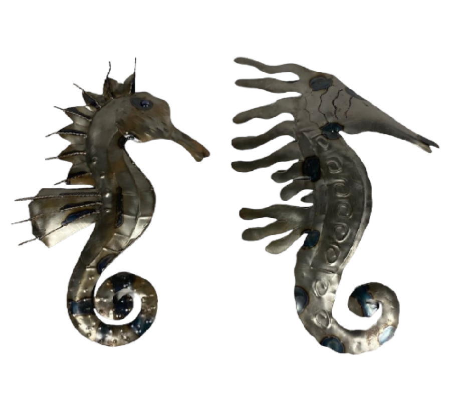 HIPOCAMPO METAL PARED 40cm OUTLET