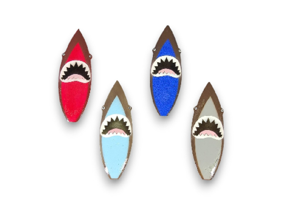 IMAN TABLA SHARK 08cm 4 colors pack 12