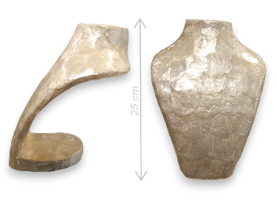 BUSTO CAPIZ HUECO 25x20cm