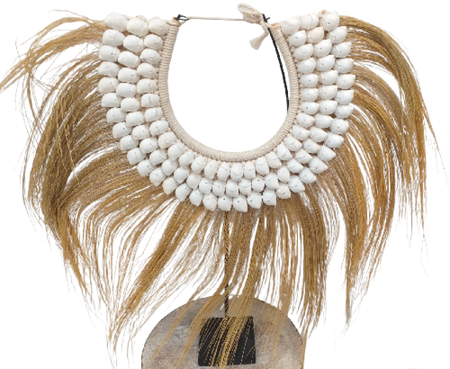 DECO COLLAR ABORIGEN TRIBU NATICA BLCA