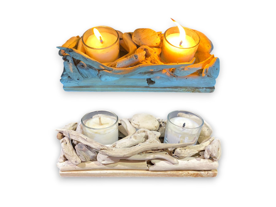 PORTAVELA FLOTAN DOBLE 25x10cm