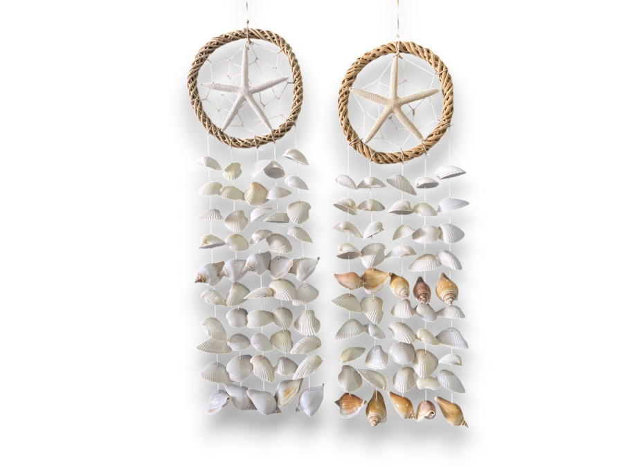 DECO ATRAPASUEÑOS SHELLS 15X65cm Pack 2