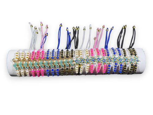 Y.P.MA-26120 HIPOCAMPO/ESTRELLA CON BEADS 4 colors tubo 24