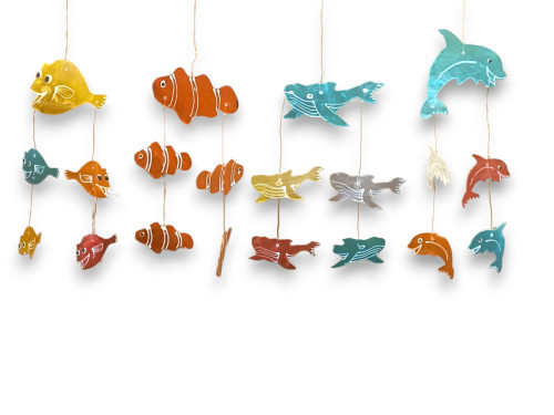 MOVIL CAPIZ PECES pack 8