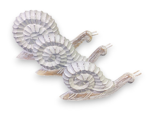 SET 3 CARACOL TIERRA  BLCO. 20/25/30cm