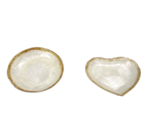 PLATITO CAPIZ BORDE TABAC 10cm pack 4