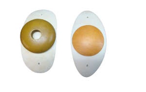 Pasador madera bicolor