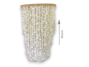 LAMP. APLIQUE 4 AROS CLAMROSE 60X30cm